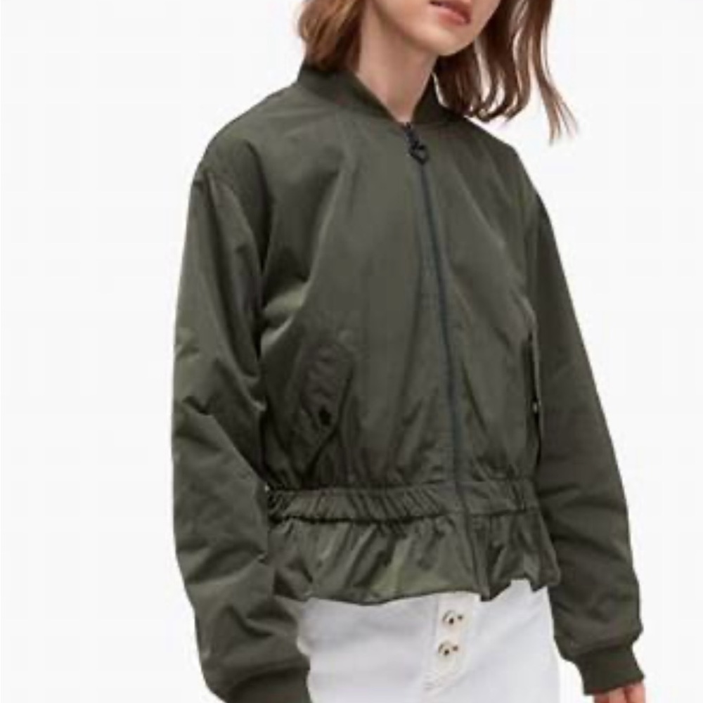 Kate Spade Olive Bomber Jacket